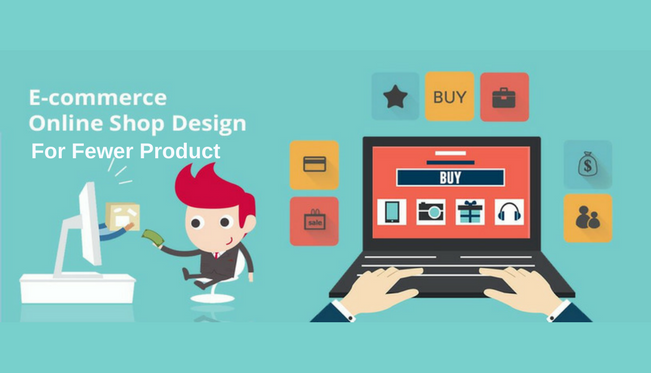 Ecommerce Web design and development london For Fewer Product